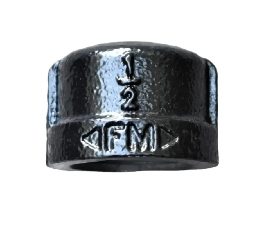 Pipe Cap 1/2 Inch, Custom Powder Coated
