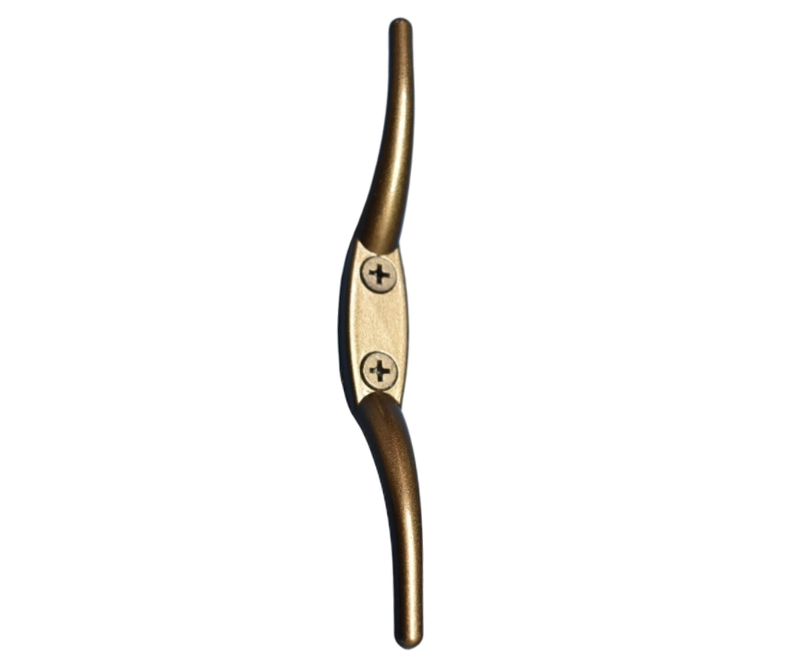 Rope Cleat 6 Inch, Custom Powder Coated, Includes Matching Screws, Decorative Hook for Coastal, Nautical, or Industrial Decor