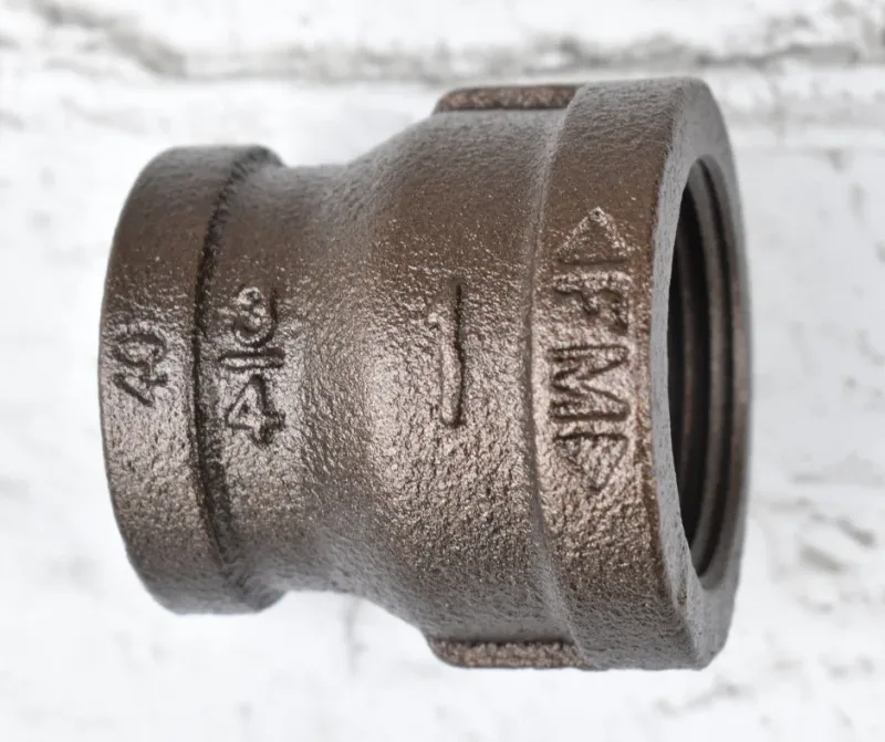 Pipe Reducer Coupling 3/4 Inch x 1 Inch, Custom Powder Coated