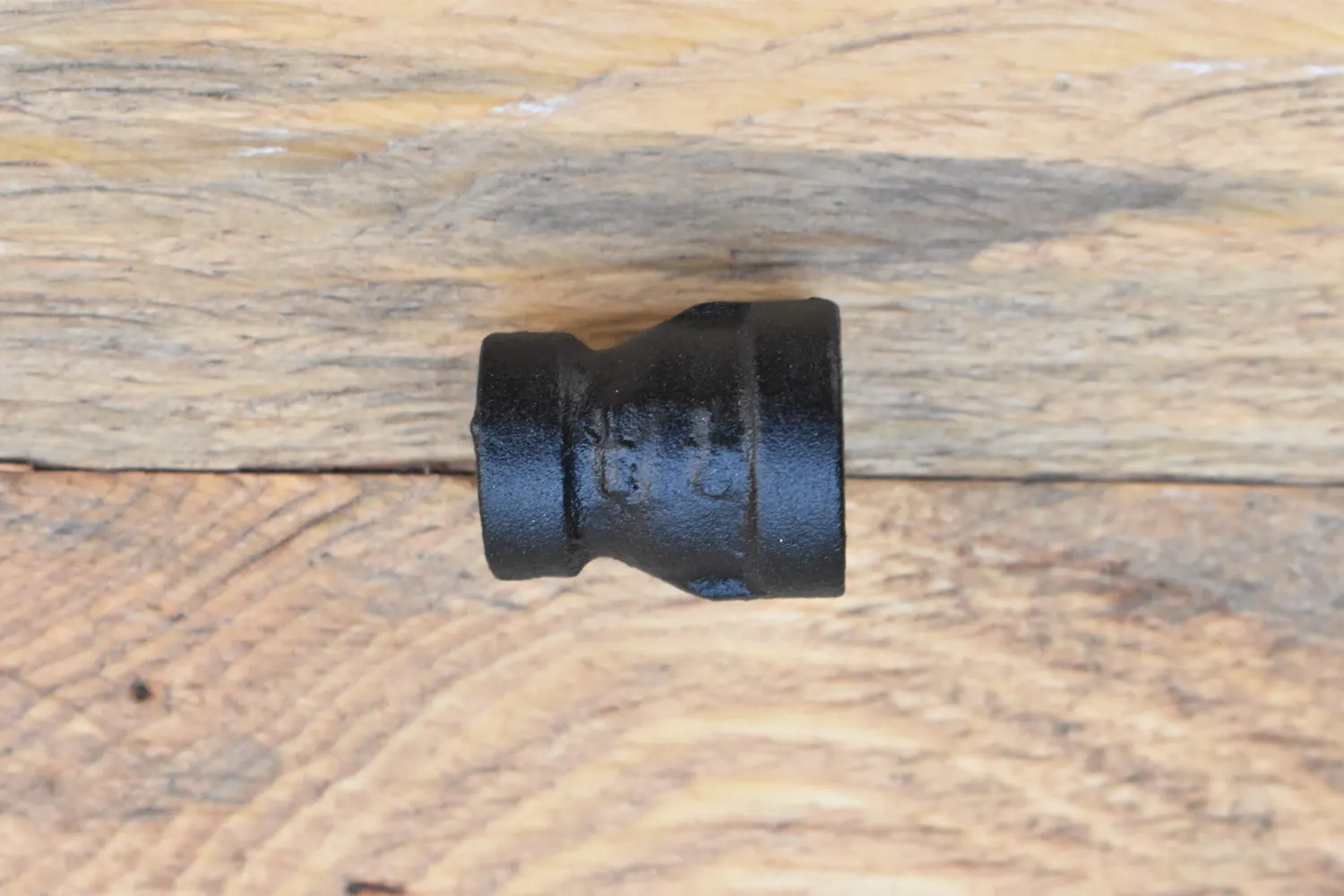 Galvanized Pipe Reducer Coupling 1/4 Inch x 1/8 Inch, Custom Powder Coated