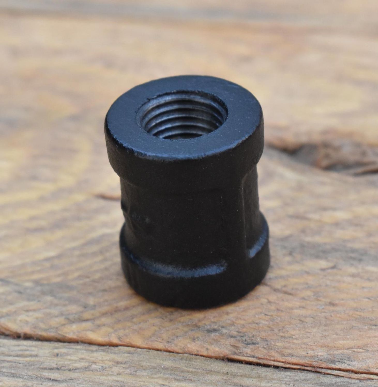 Galvanized Pipe Coupling 1/4 Inch, Custom Powder Coated