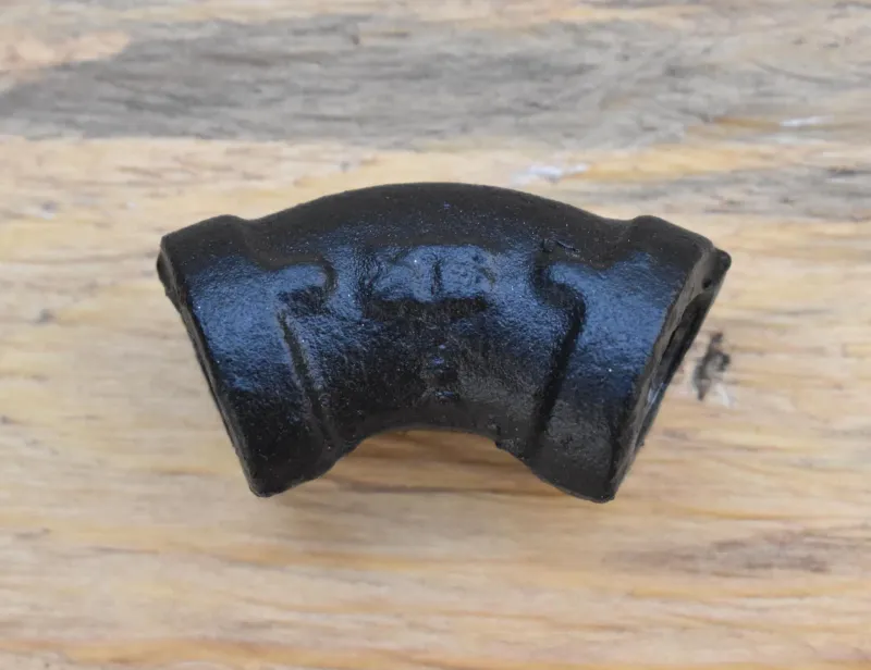 Galvanized Pipe Elbow 45 Degree 1/4 Inch, Custom Powder Coat
