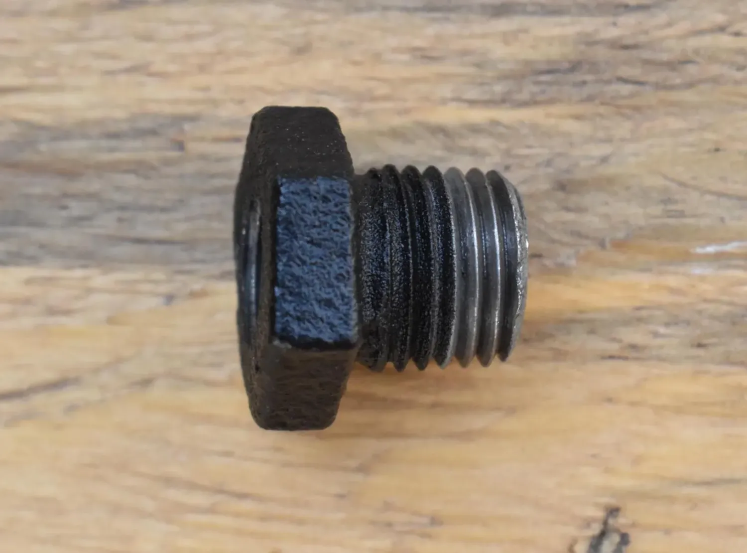 Galvanized Pipe Bushing 1/4 Inch x 1/8 Inch, Custom Powder Coated