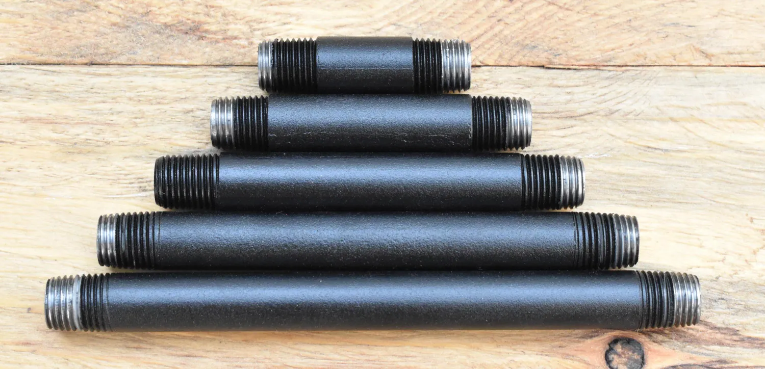 Galvanized Pipe 1/4 Inch, Custom Powder Coated