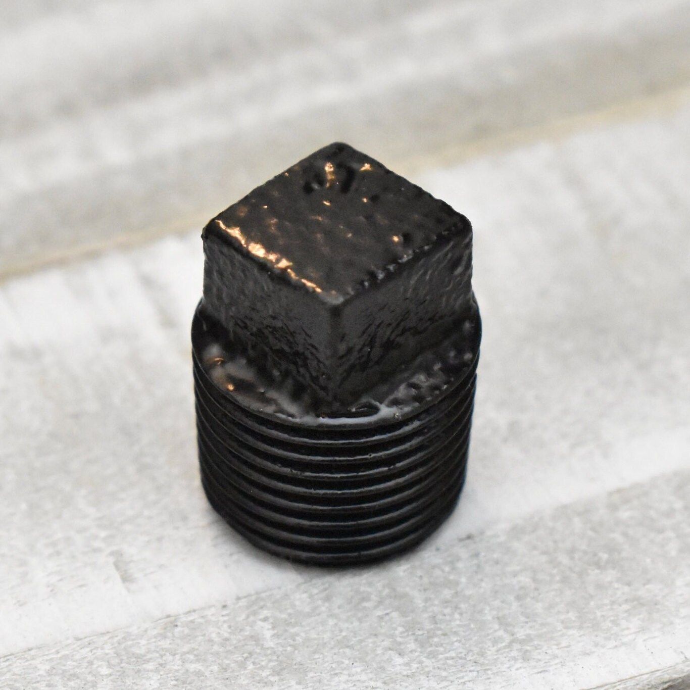 Pipe Plug 3/8 Inch, Custom Powder Coated