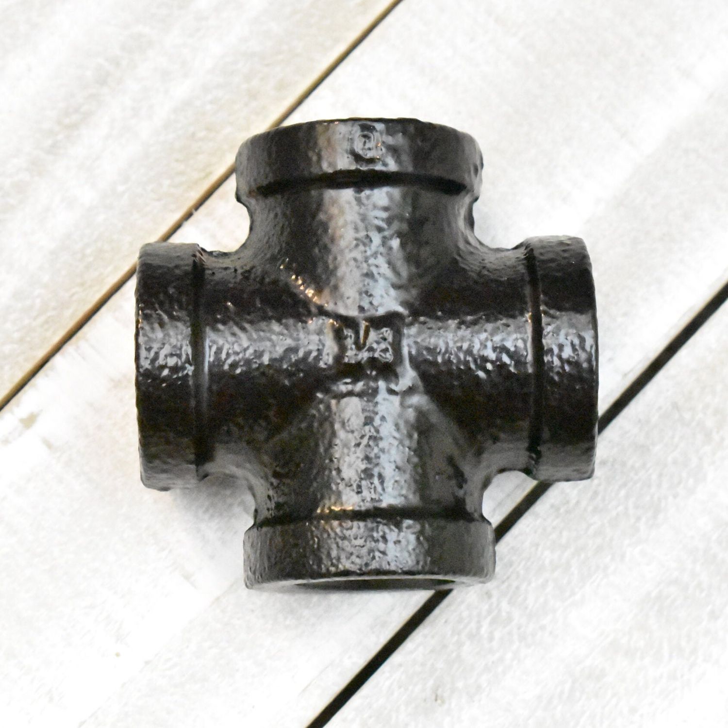 Pipe Cross 3/8 Inch, Custom Powder Coated