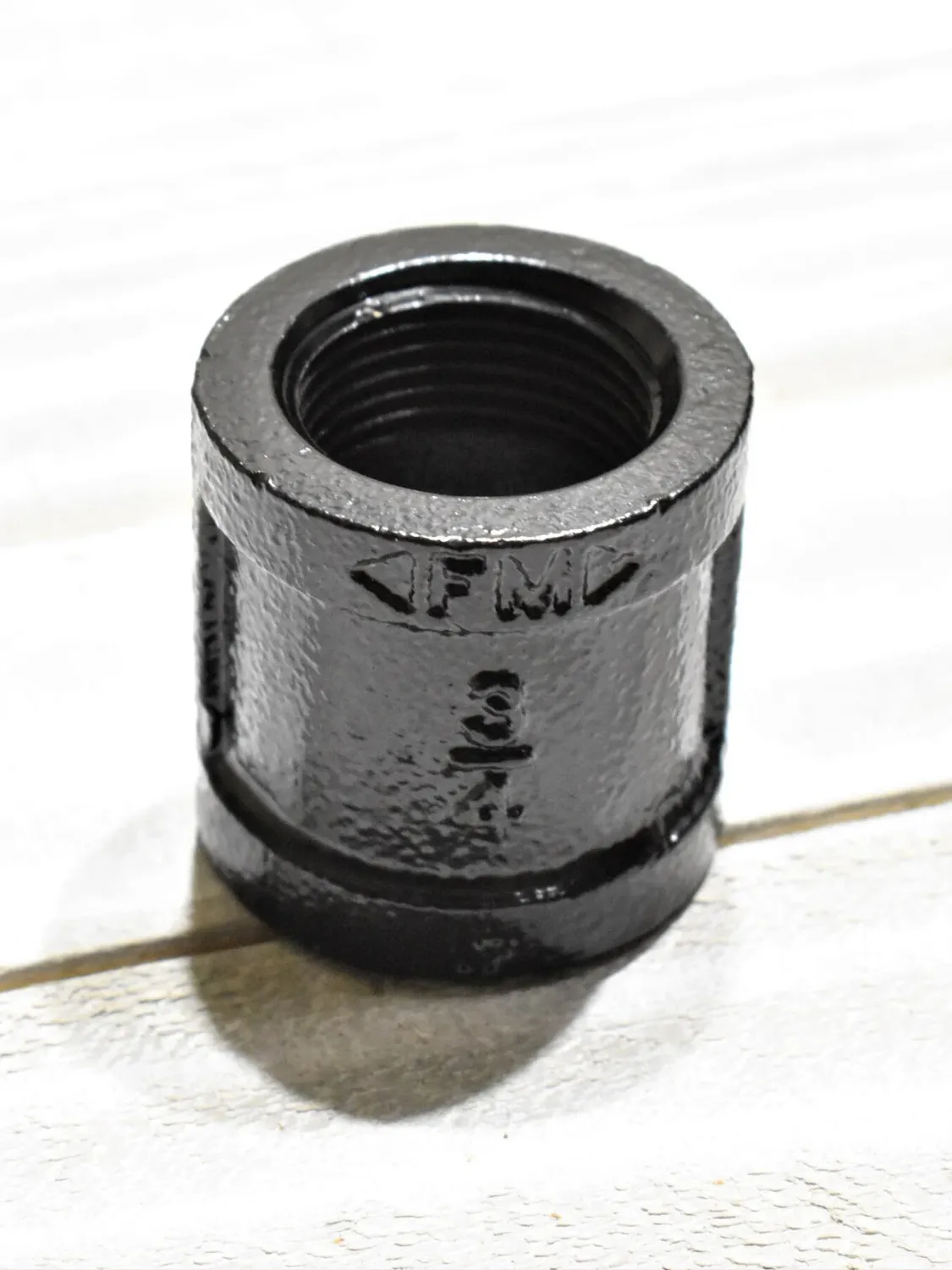 Pipe Coupling 3/4 Inch, Custom Powder Coated