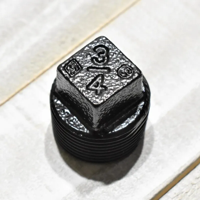 Pipe Plug 3/4 Inch, Custom Powder Coated