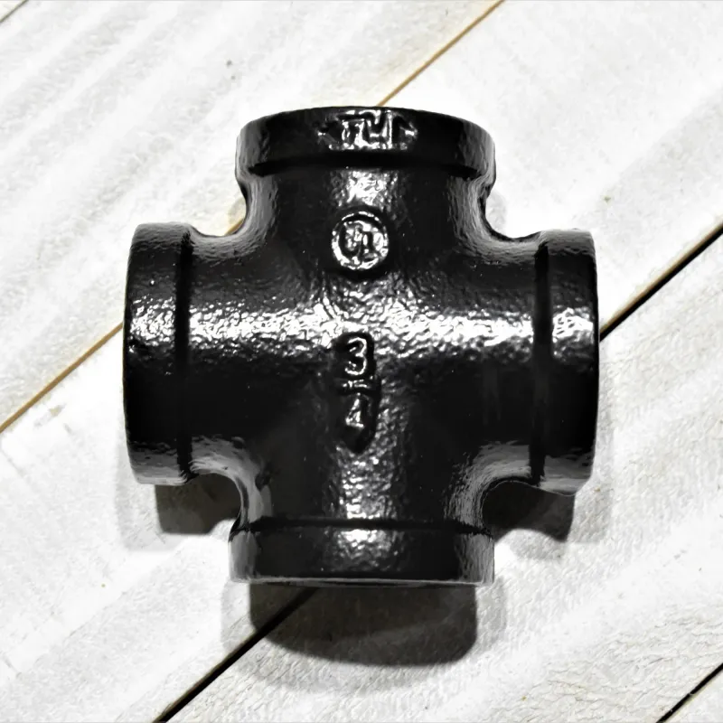 Pipe Cross 3/4 Inch, Custom Powder Coated