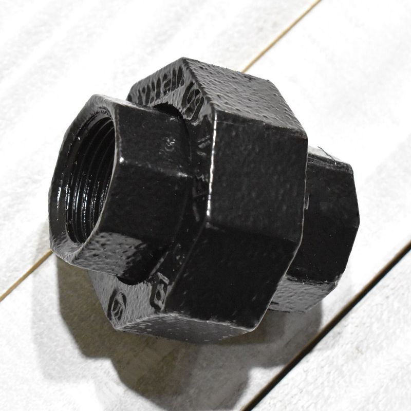 Pipe Union 3/4 Inch, Custom Powder Coated