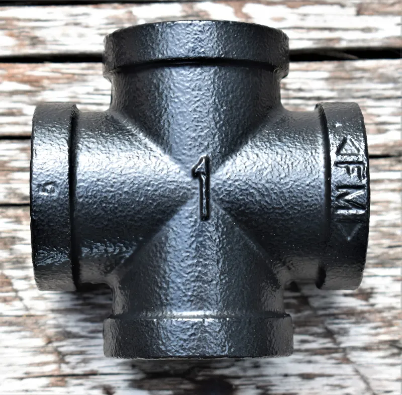 Pipe Cross 1 Inch, Custom Powder Coated
