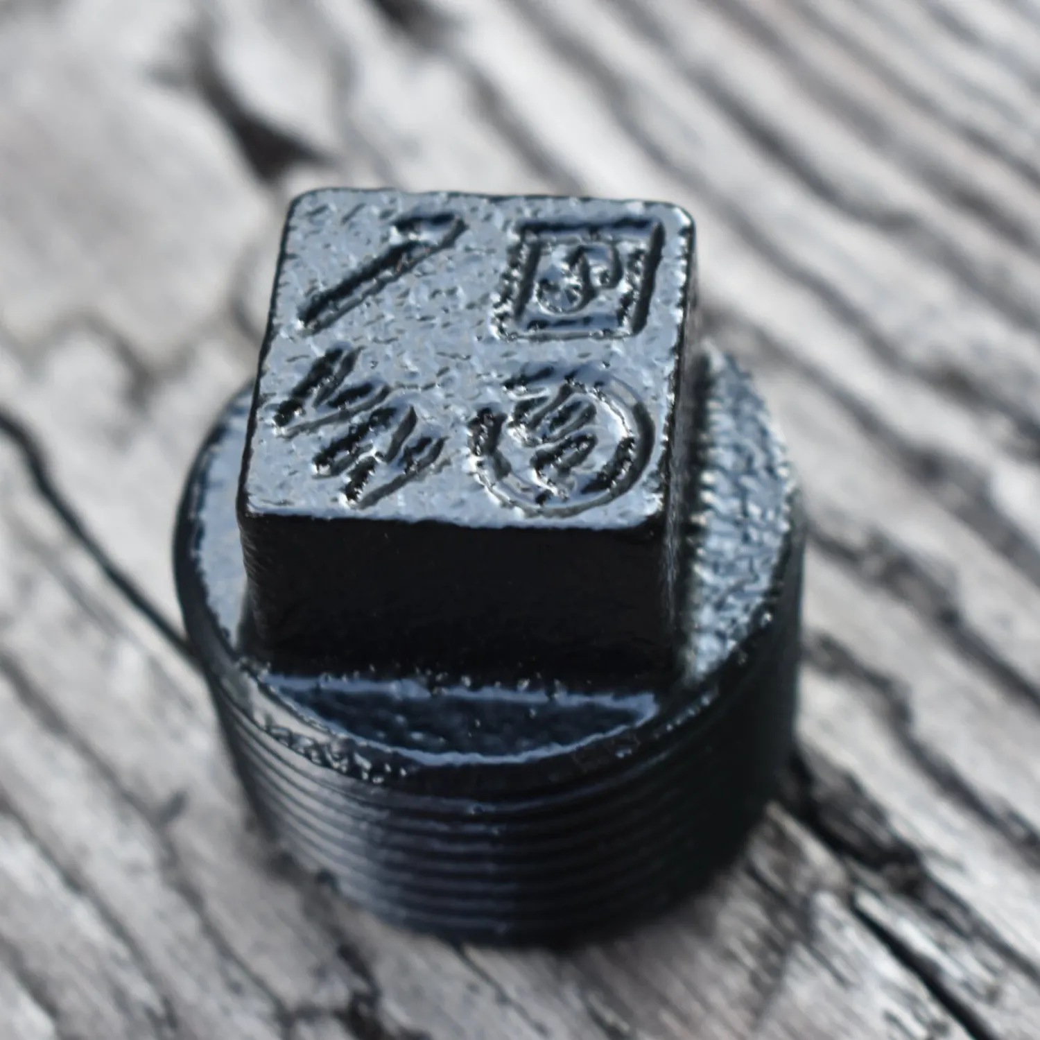 Pipe Plug 1 Inch, Custom Powder Coated