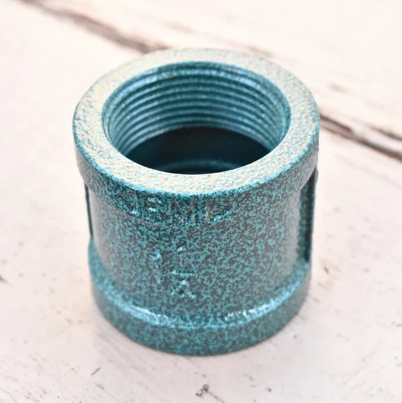 Pipe Coupling 1 1/4 Inch, Custom Powder Coated