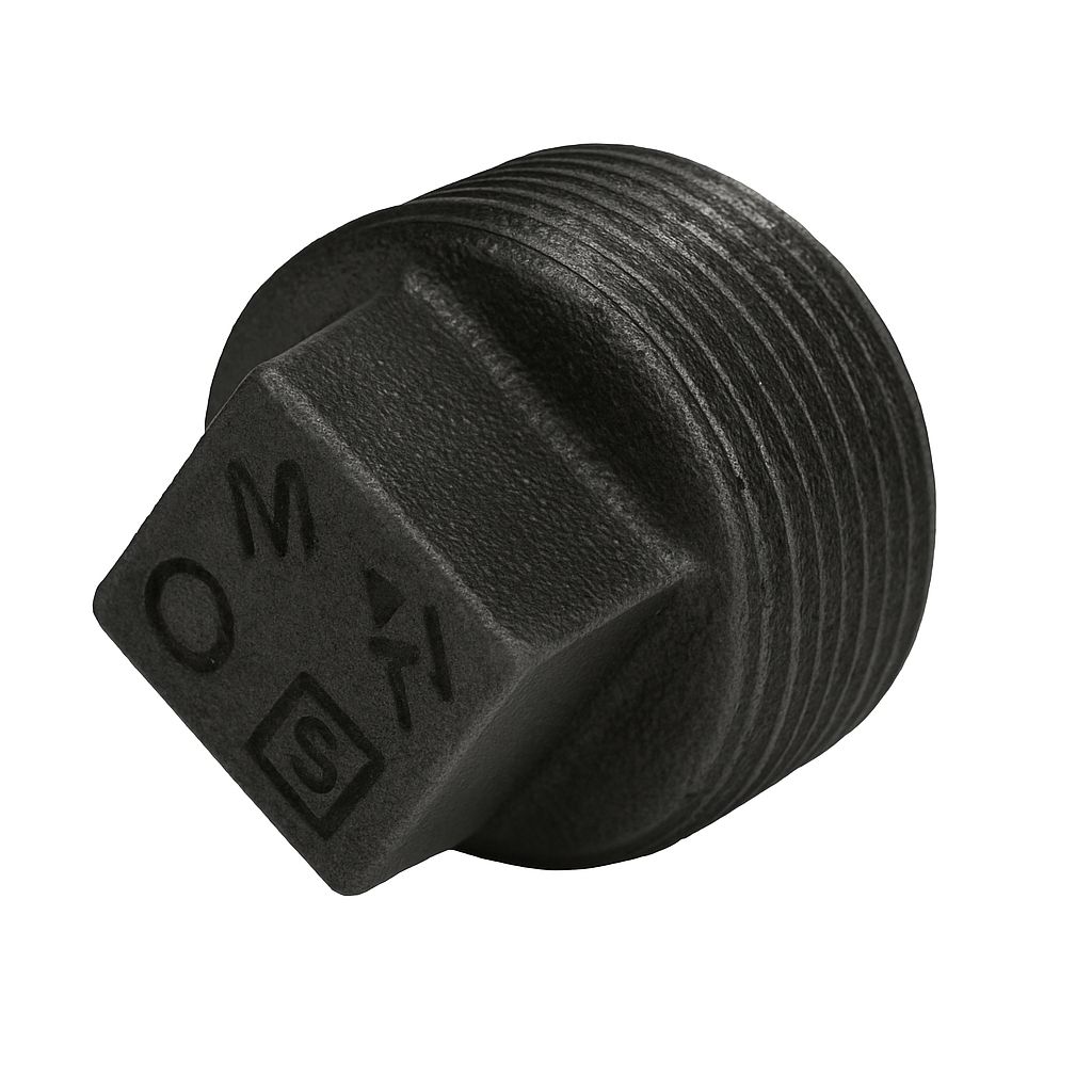 Pipe Plug 1 1/4 Inch, Custom Powder Coated