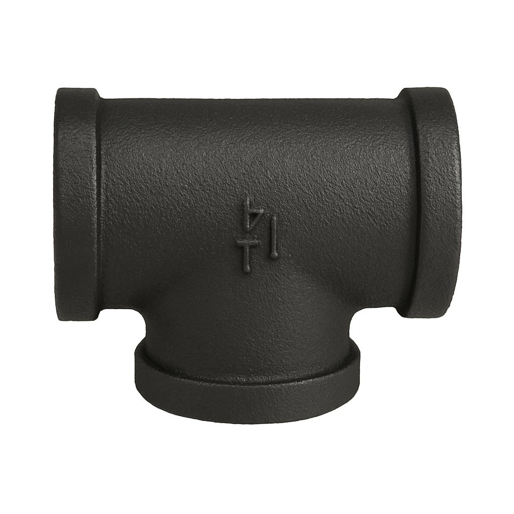 Pipe Tee 1 1/4 Inch, Custom Powder Coated