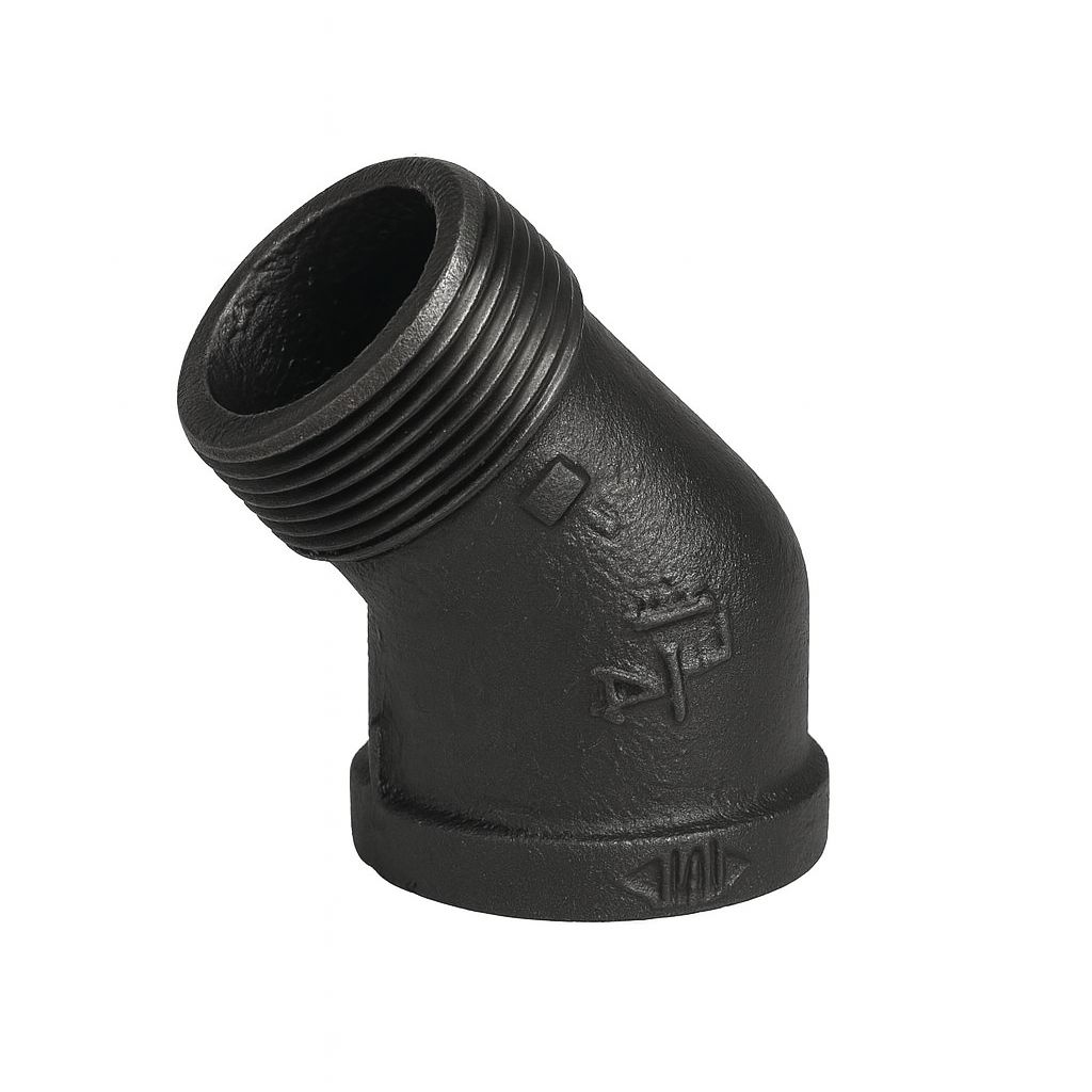 Pipe Street Elbow 45 Degree 1 1/4 Inch, Custom Powder Coated