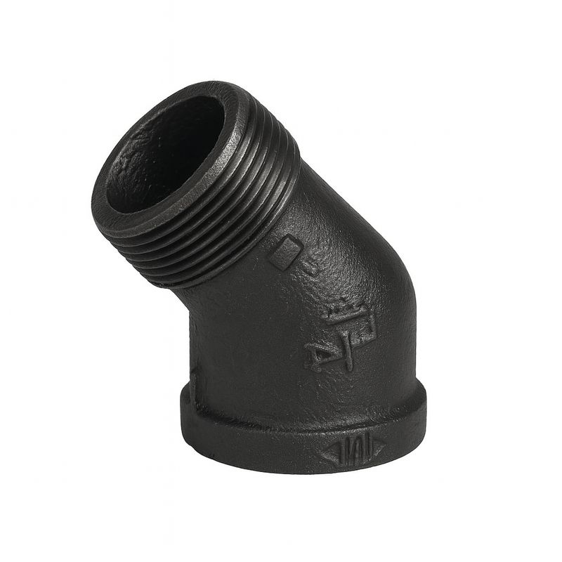 Pipe Street Elbow 45 Degree 1 1/4 Inch, Custom Powder Coated