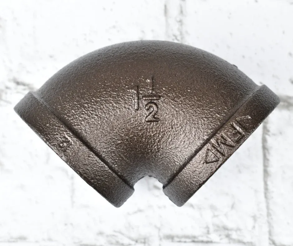 Pipe Elbow 90 Degree 1 1/2 Inch, Custom Powder Coated