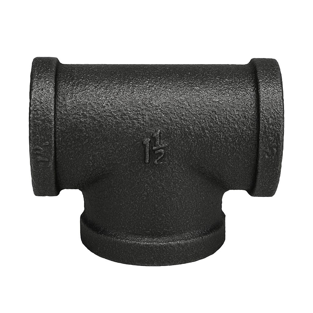 Pipe Tee 1 1/2 Inch, Custom Powder Coated