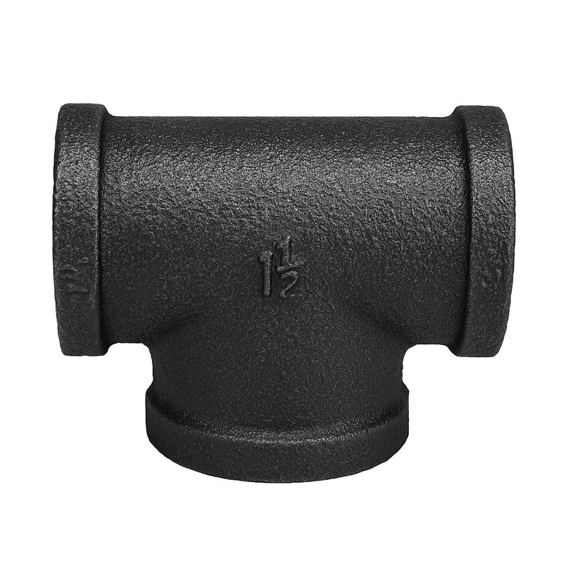 Pipe Tee 1 1/2 Inch, Custom Powder Coated