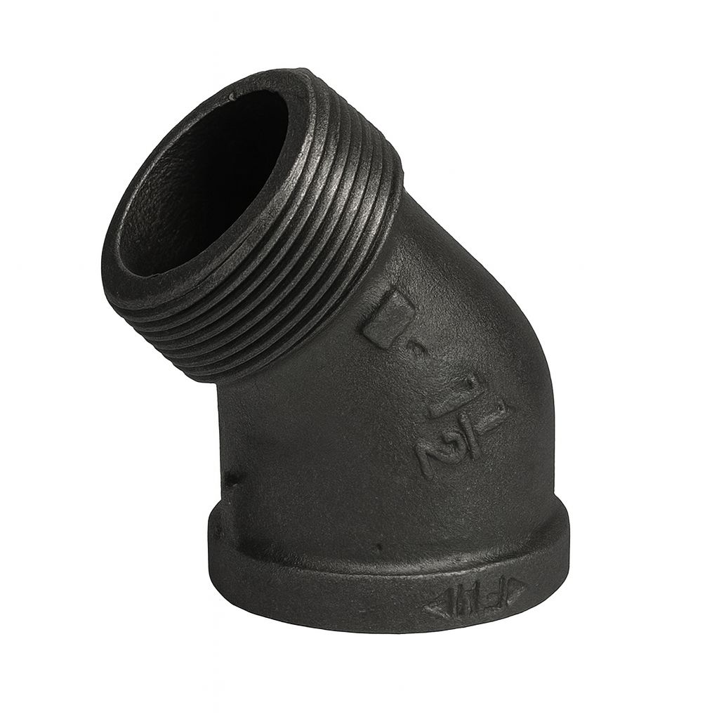Pipe Street Elbow 45 Degree 1 1/2 Inch, Custom Powder Coated
