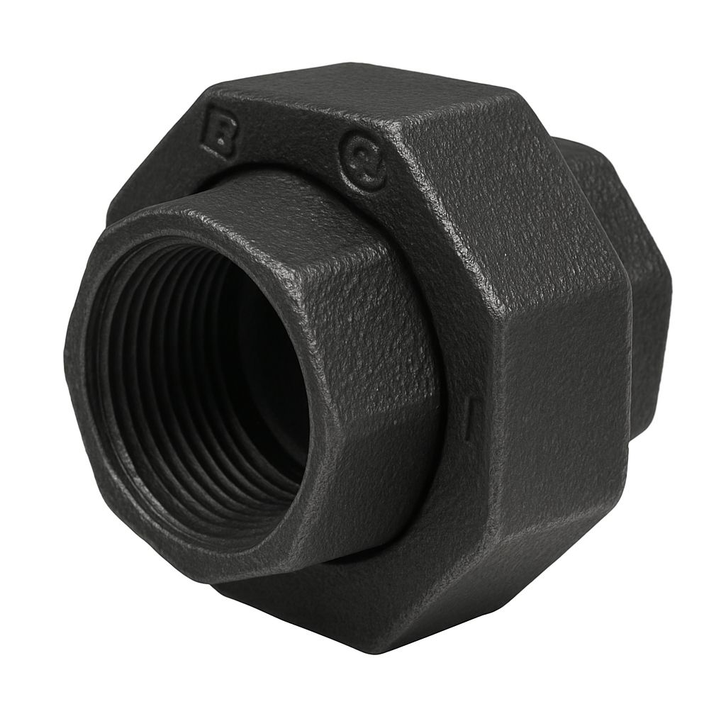 Pipe Union 1 1/2 Inch, Custom Powder Coated