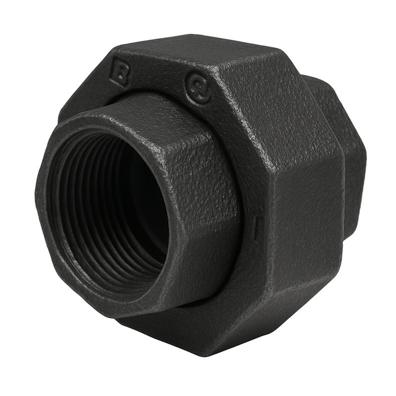 Pipe Union 1 1/2 Inch, Custom Powder Coated