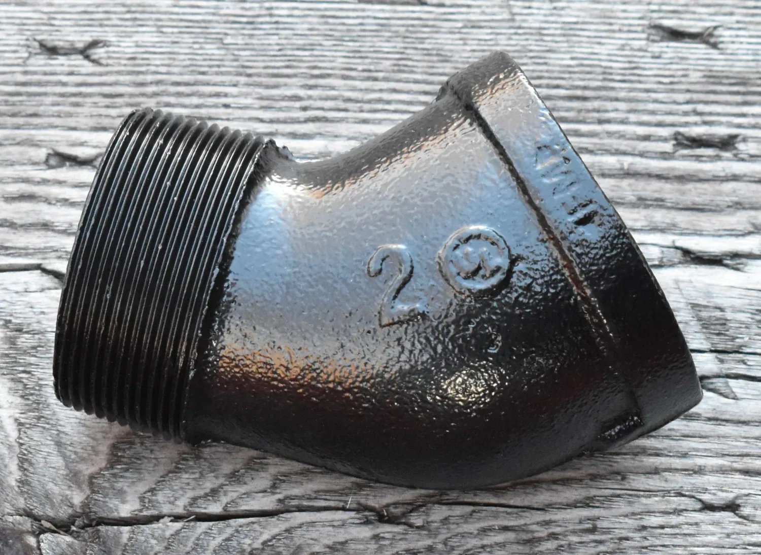 Pipe Street Elbow 45 Degree 2 Inch, Custom Powder Coated