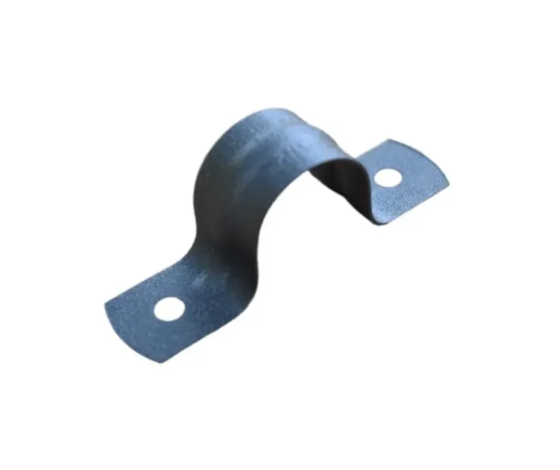 Galvanized Steel Pipe Strap 1/2 Inch, Custom Powder Coated, 10 Pack