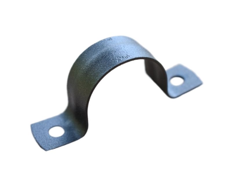 Galvanized Steel Pipe Strap 1 Inch, Custom Powder Coated, 10 Pack