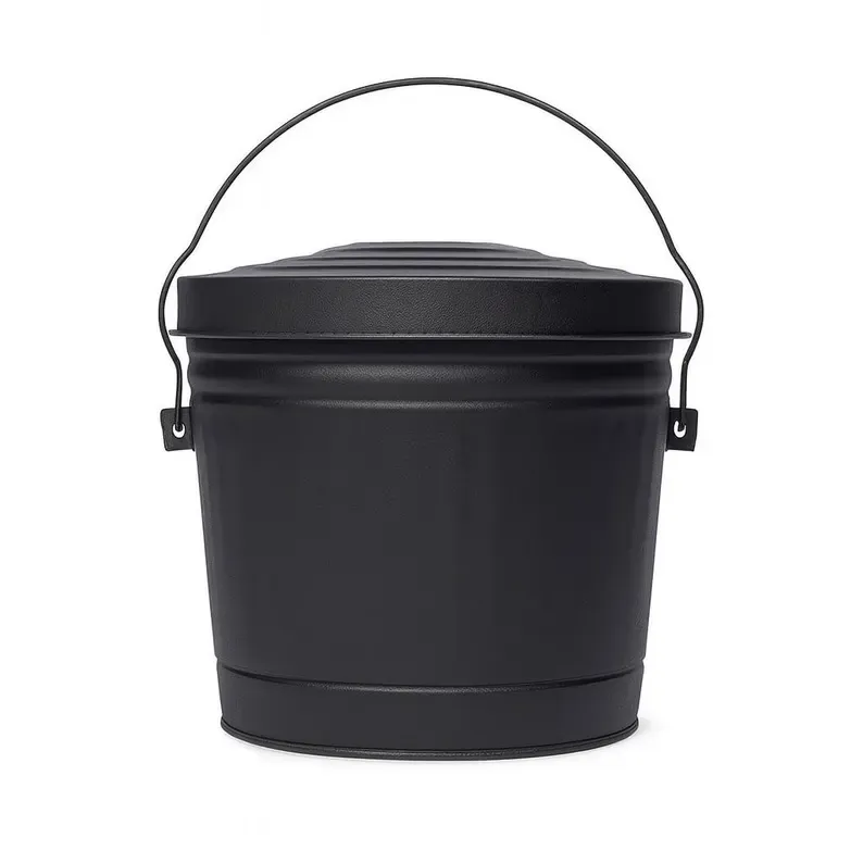 Galvanized Steel Pail with Lid 6 Gallon, Custom Powder Coated