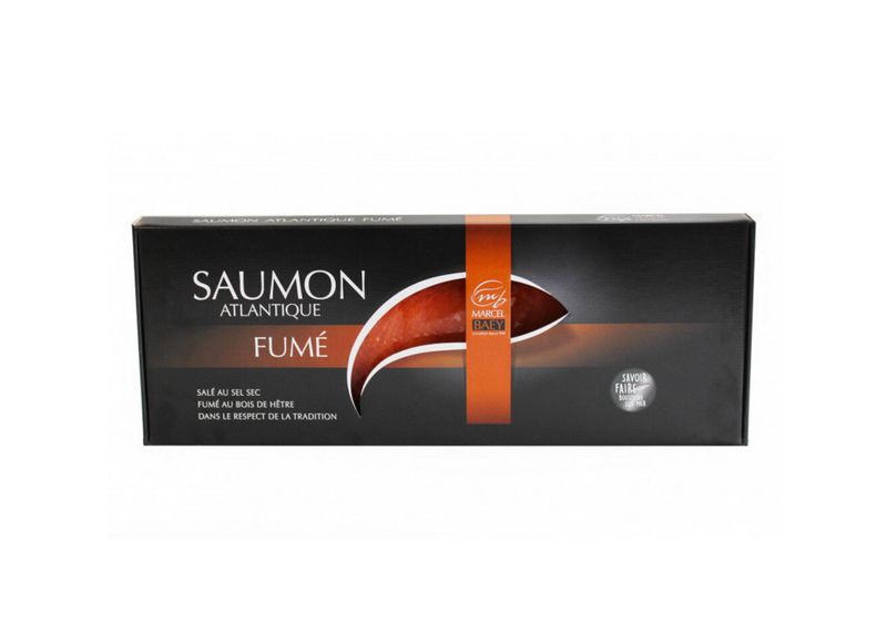 ROTARY : Filet entier de Saumon fumé entier pré-tranché (environ 1kg)