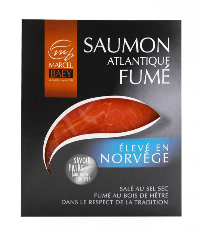 ROTARY : La plaque de Saumon fumé ficelle pré-tranché (500g)
