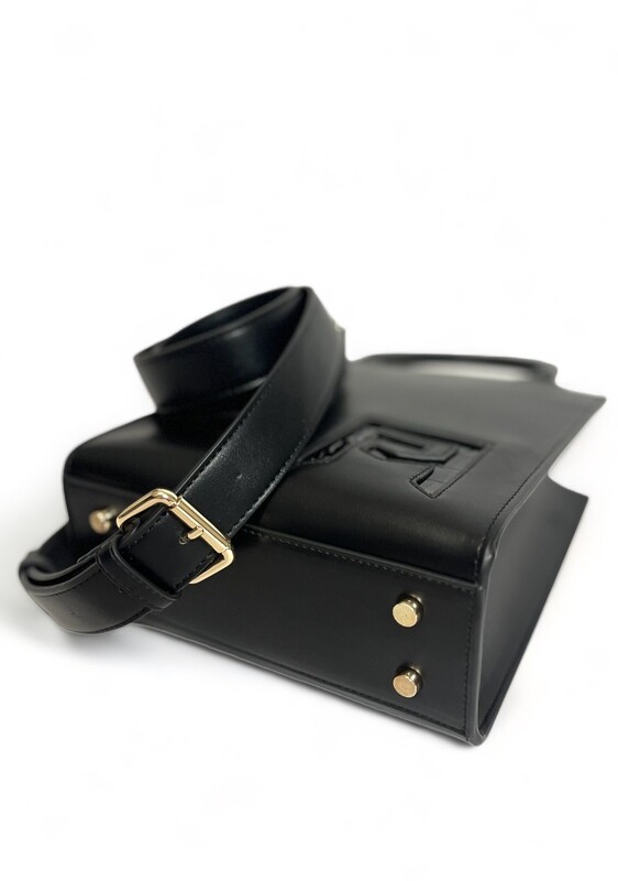 FIFTH MAIE TOTE - handtas zwart/croco