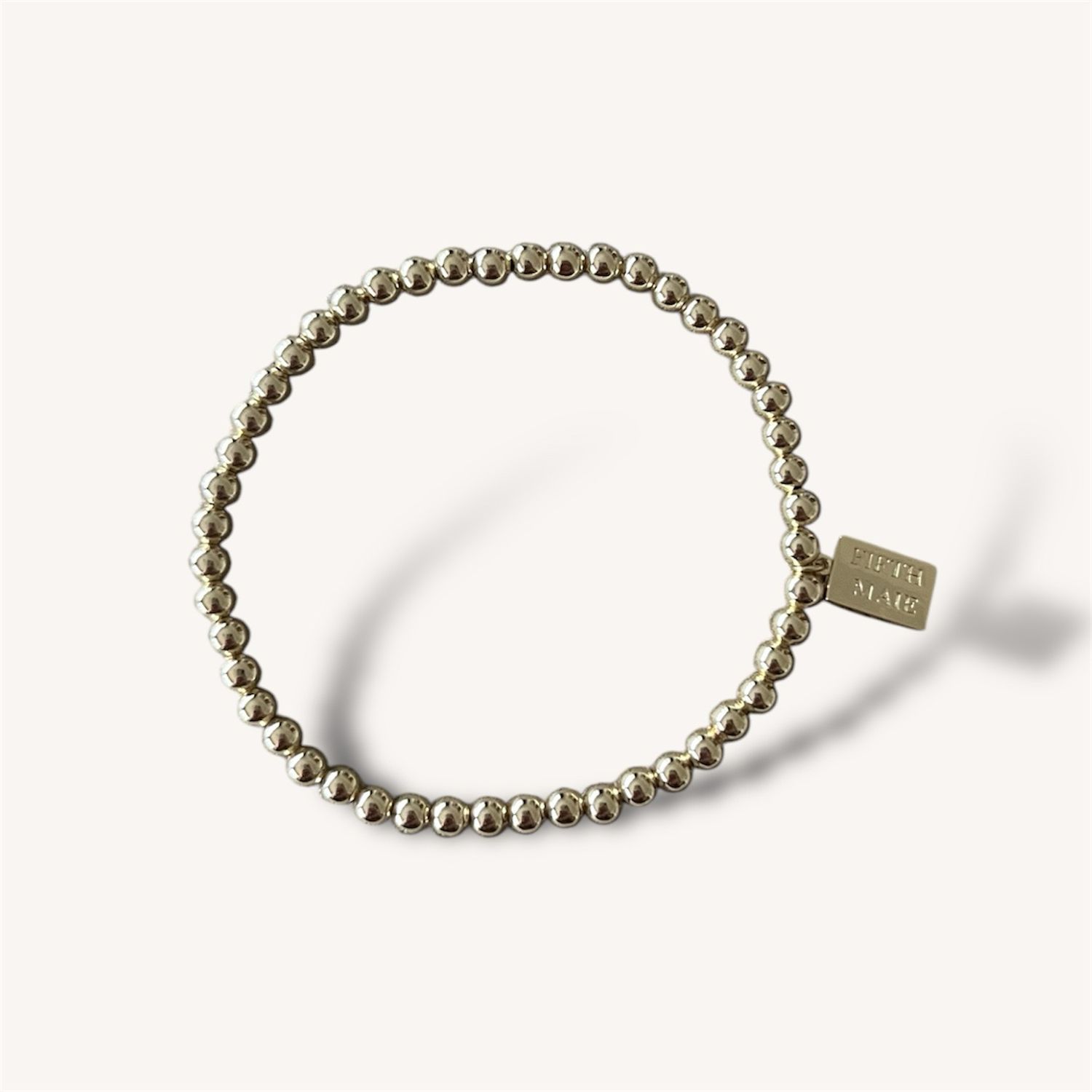 4 mm  - Basic Bead Armand | 14Karaats Goldplated