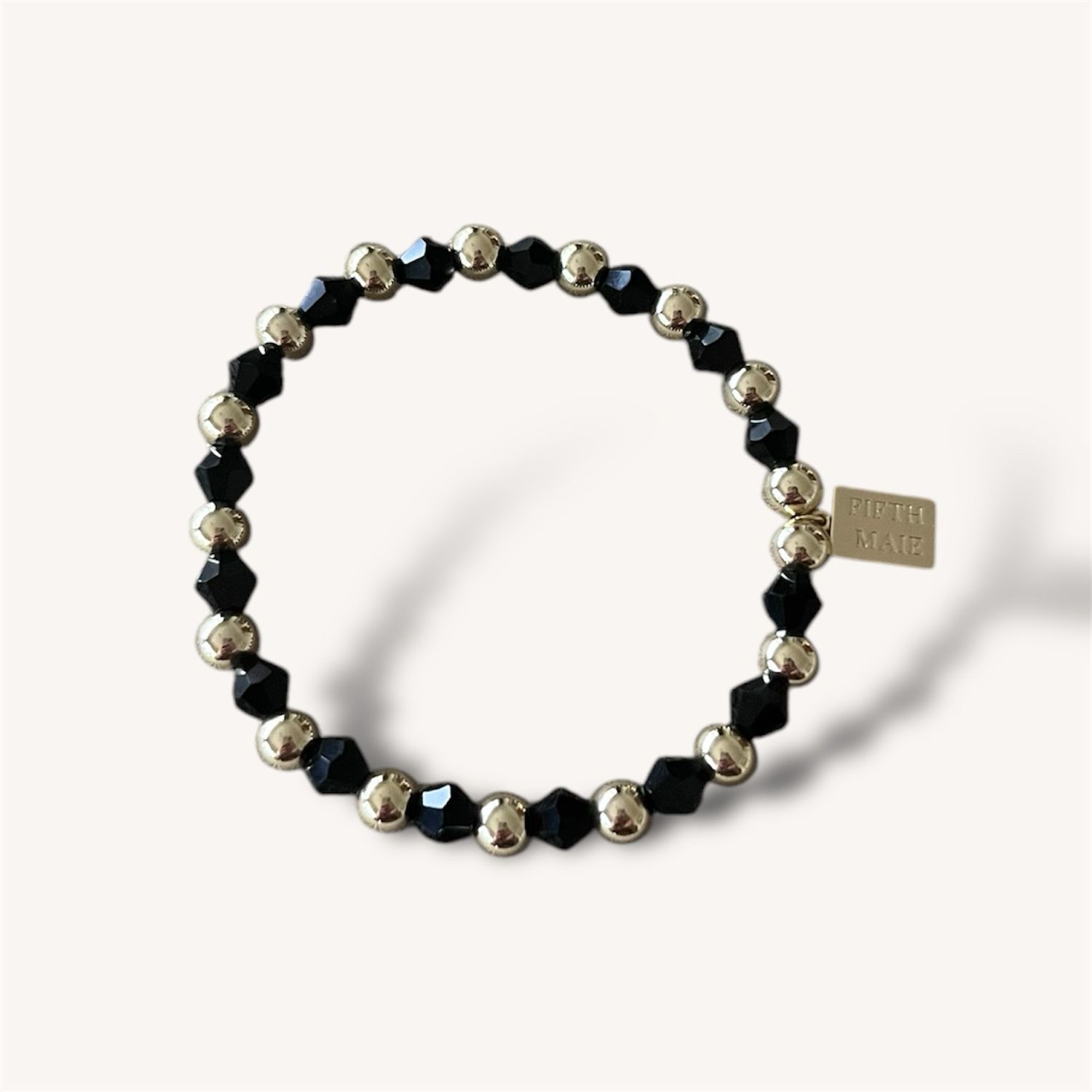 6 mm Armband - Midnight Facet Mix