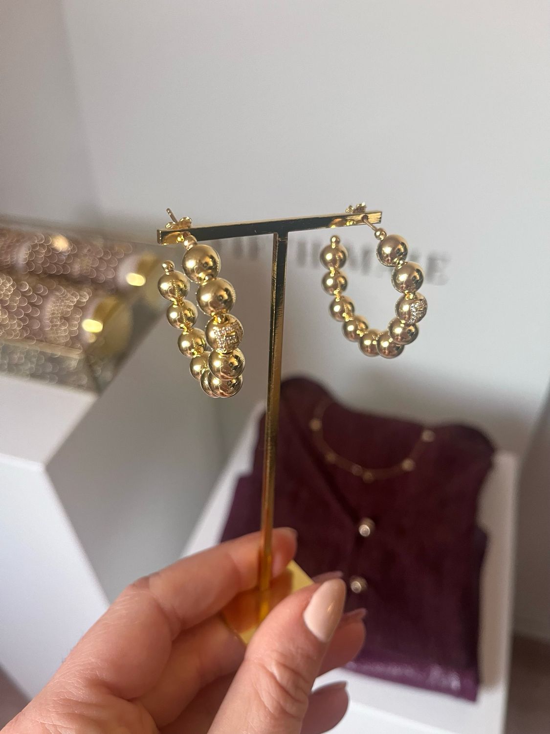 Beads Oorbel Hoop