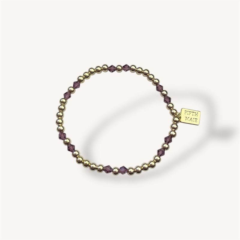 4 mm armband Rosé