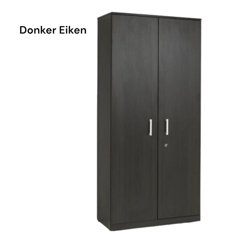 Houten draaideurkast 200x90x42cm