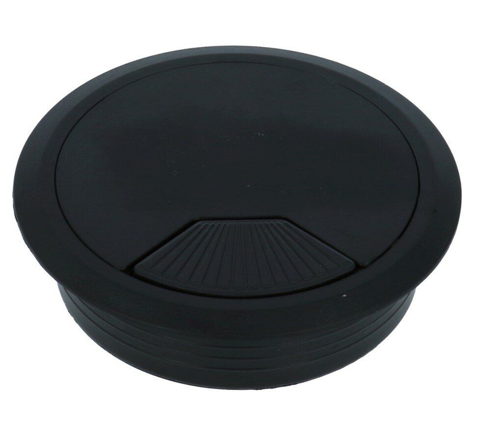 Kabeldoorvoerdop 80mm Zwart