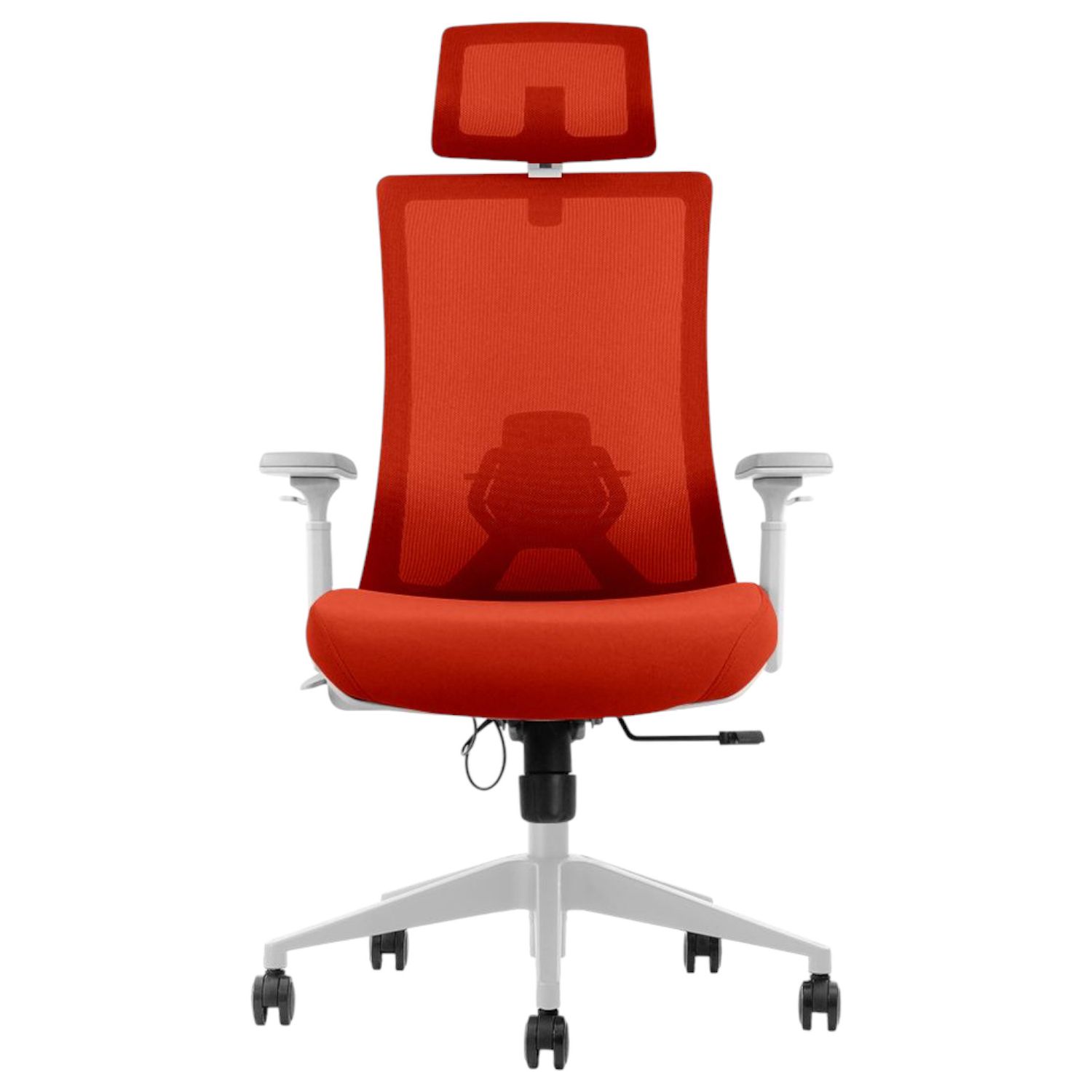 Ergonomische Bureaustoel Vigo met Hoofdsteun - Verstelbaar en NEN 1335-gecertificeerd- kleur Oranje