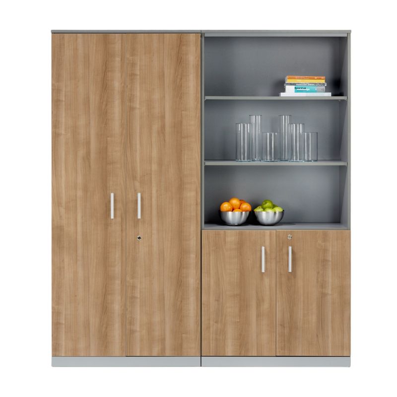 2x Premium Draaideurkasten Set - Ruimteoptimalisatie &amp; Stijlvolle Functionaliteit voor Kantoor en Werkruimte - Afmetingen 200x90x42cm (HxBxD)