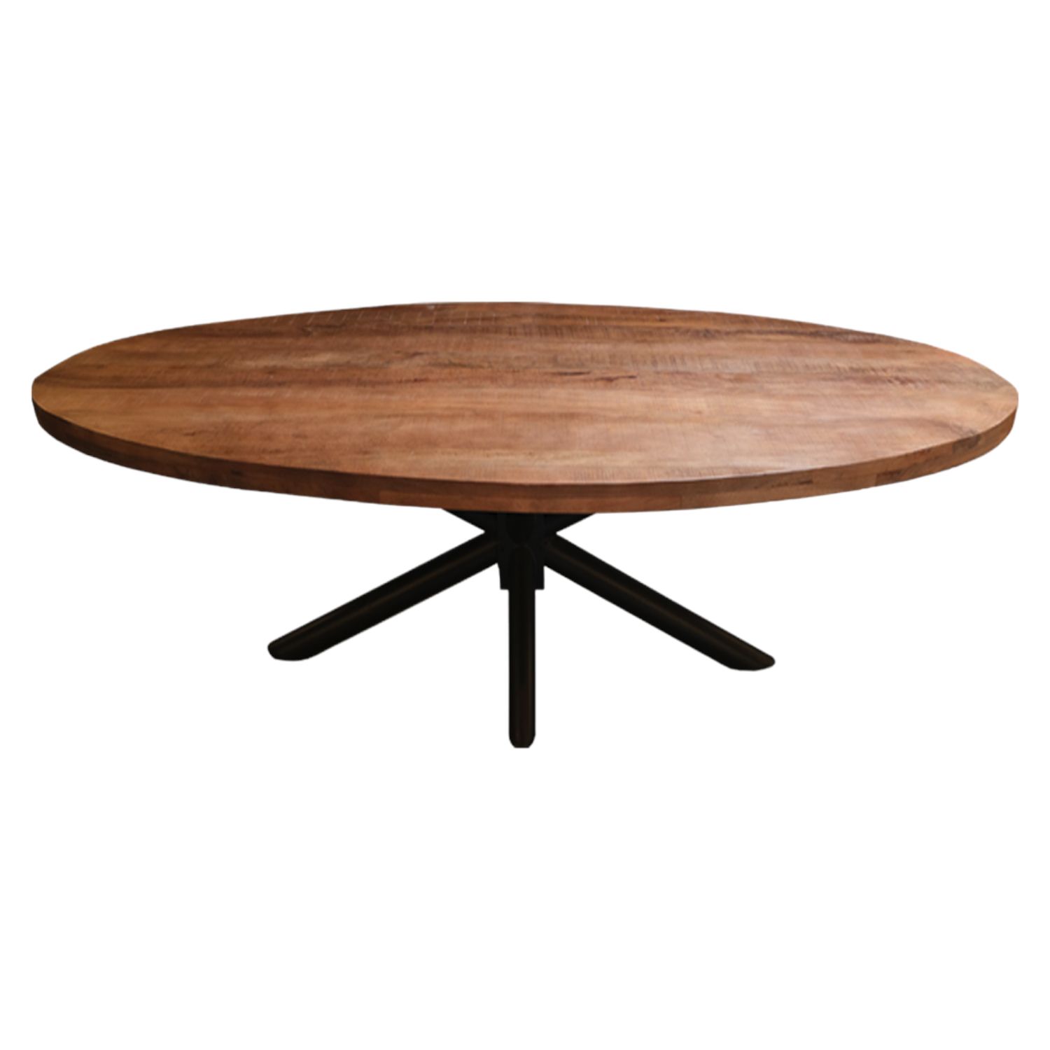 Eiken houten ovale eettafel Milaan kopen bij dé kantoorexpert