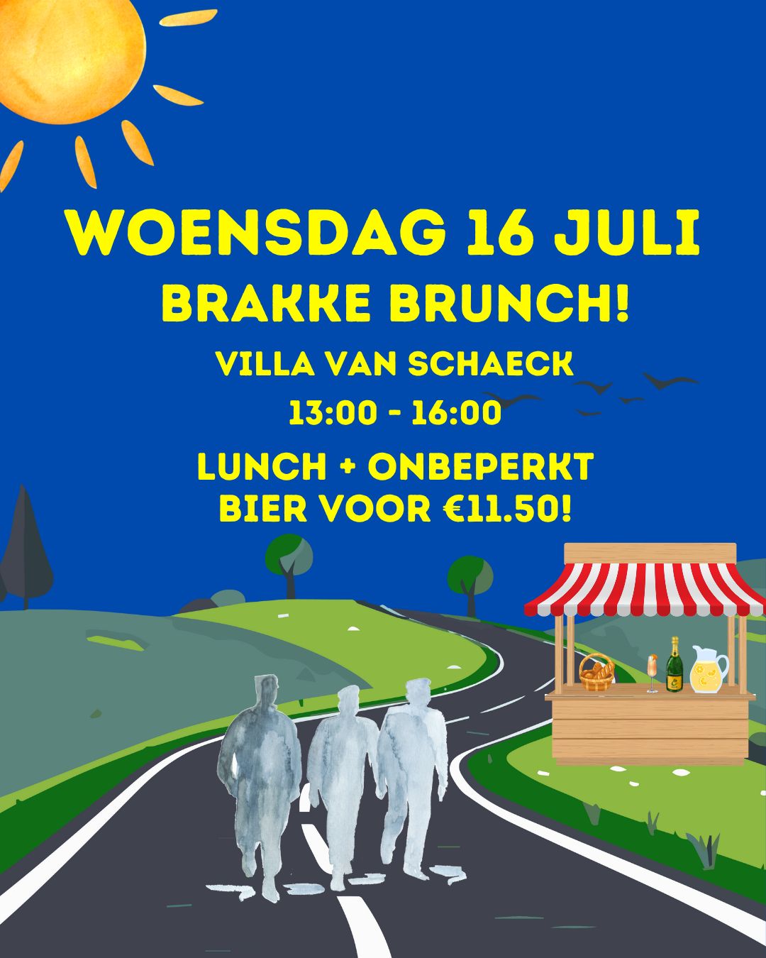 Zomerfeest brakke brunch