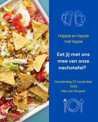 Happie Tappie Nacho tafel