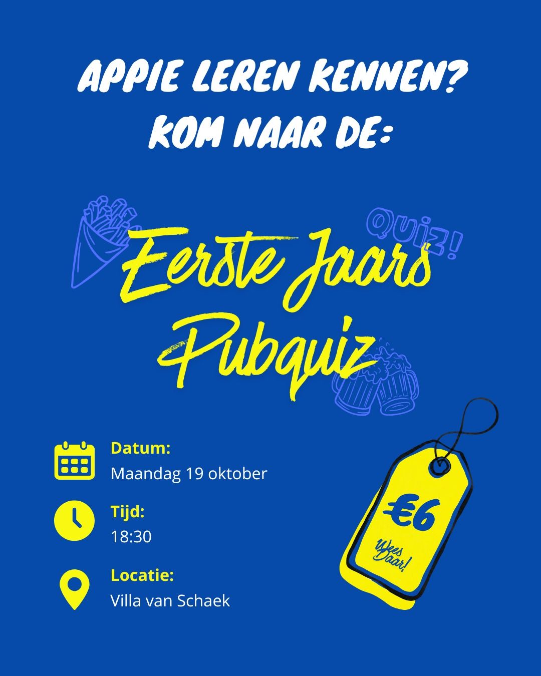 Eerstejaars pubquiz