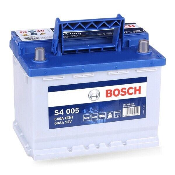 BATTERIA PER AUTO 60AH BOSCH 540A / 12V / POSITIVO A DESTRA (+DX) - 0092S40050