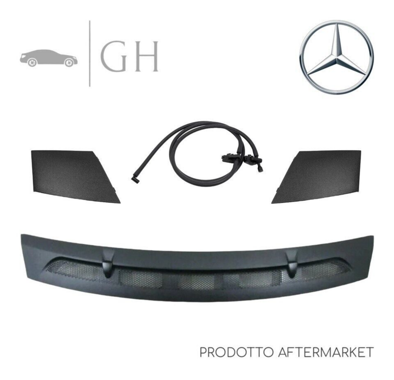 KIT MODANATURE / GRIGLIA COFANO SOTTO PARABREZZA + UGELLI MERCEDES CLASSE A W169 2007 - A1698360018