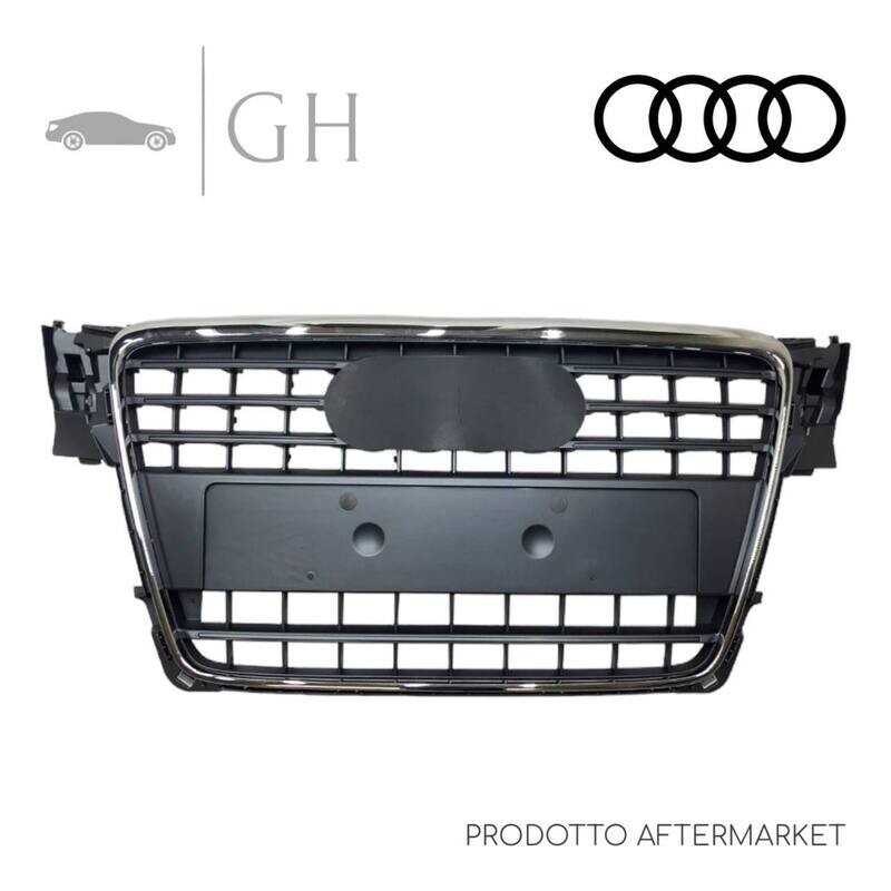 GRIGLIA RADIATORE CON CORNICE CROMATA PARAURTI ANTERIORE AUDI A4 (B8 / 8K2) 2008 - 8K08536511QP