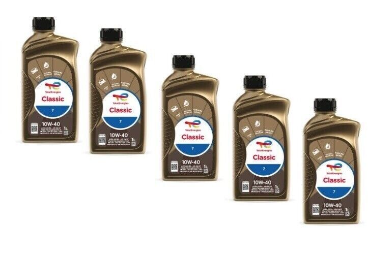 5 LT / LITRI OLIO MOTORE AUTO 10W40 TOTAL CLASSIC 7 SINTETICO - BENZINA / DIESEL